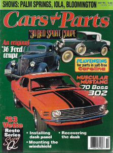 CARS & PARTS 1995 OCT - '36 FORD COUPE, '30 RED SPORT COUPE, '70 BOSS 302
